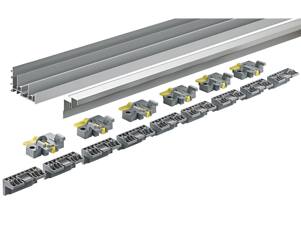TopLine XL set profile rulare/ghidare, 4000mm, Argintiu, 9278657