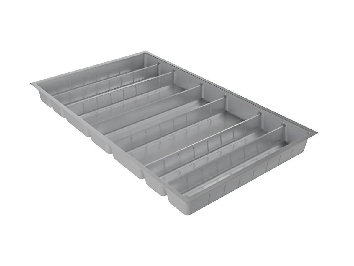 Suport compartimente Atira OrgaTray 590 silver 550×470 mm 9194890