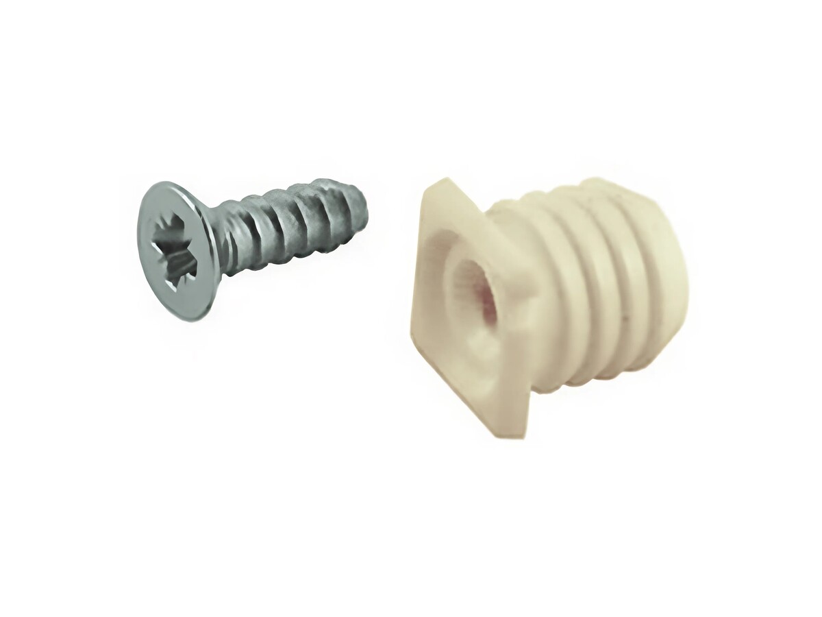 Set diblu + surub pentru balamale Intermat / Sensys, 45169