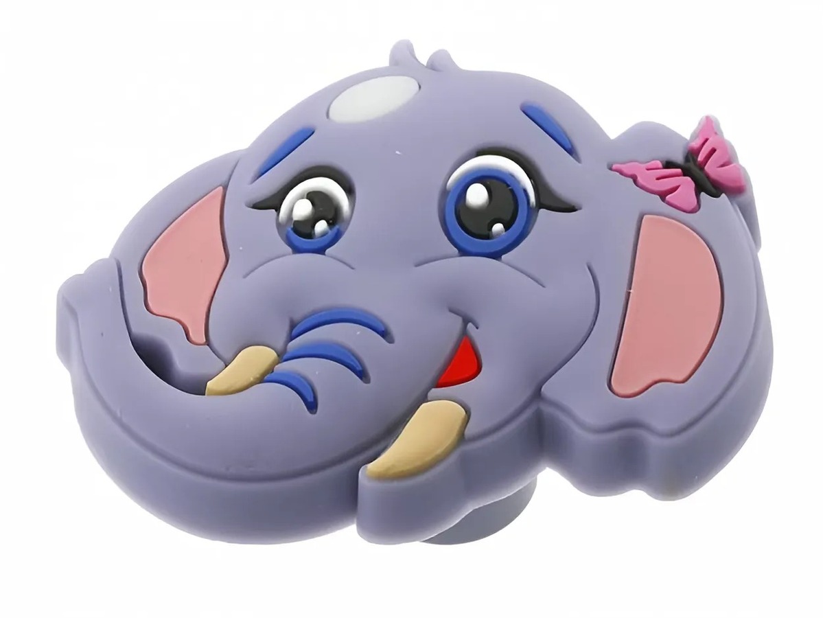 Buton, Elefant, Cauciuc, UM-KID-P-001