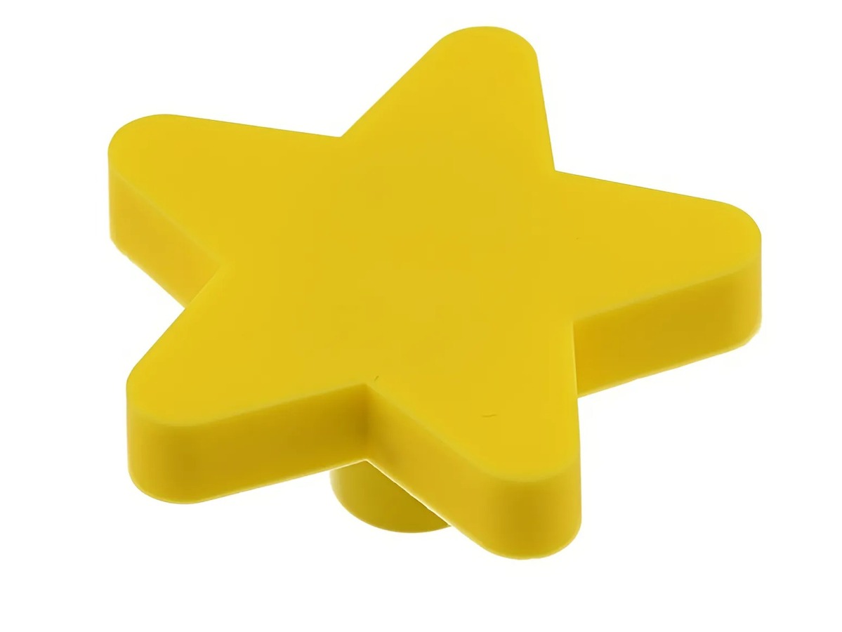 Buton, Stea galben, Cauciuc, UM-STAR-ZT