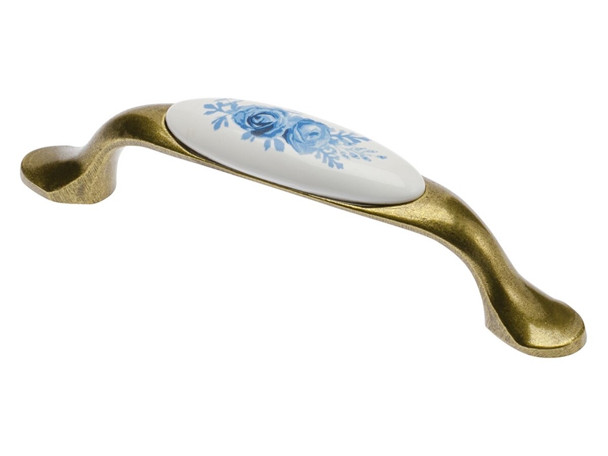 Maner, Portelan Alama Antichizata Trandafir Albastru, UP-WP0728-PA-04