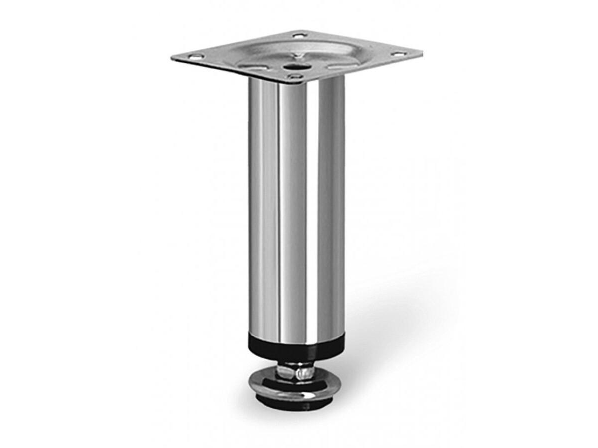 Picior Rotund, ø30 / 100 mm, Crom, NM-BD-100-01