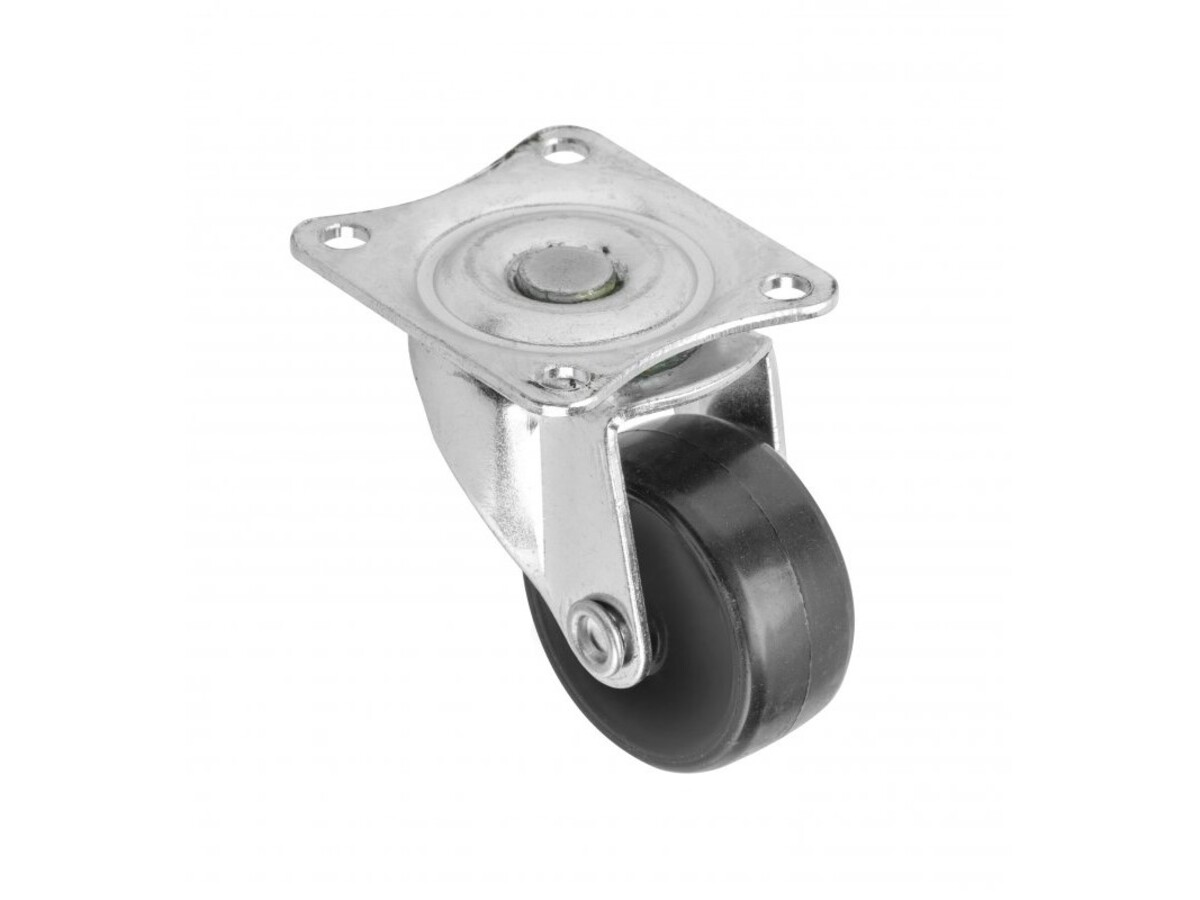 Rotila Pat ø38, Cauciuc, Negru, KM-015038-GM