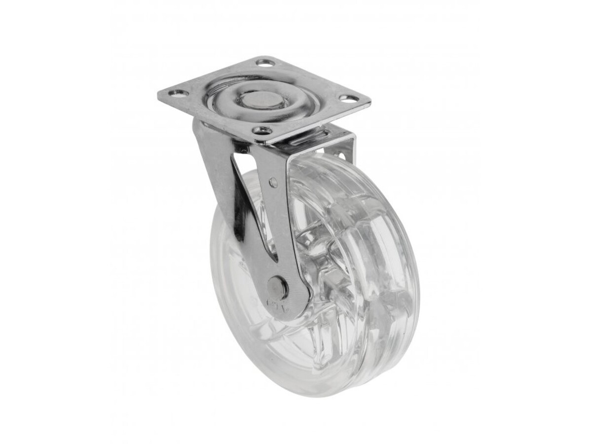 Rotila Silicon ø75, fara frana, Transparent, KM-B075MM-00