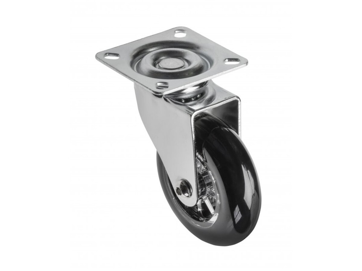 Rotila Silicon ø75, fara frana, Negru, KM-RD-75-SF-20