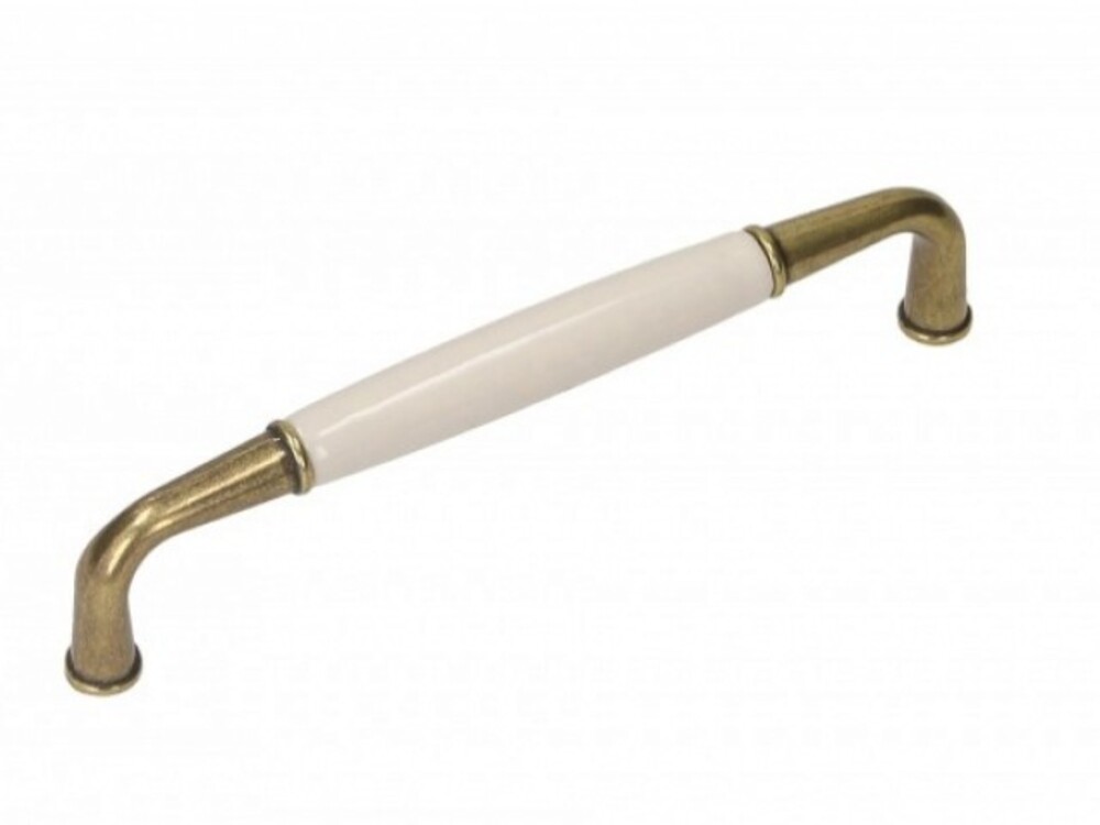 Maner, Portelan Negru Mat cu Alb, UP 16-0128-R31-WHT-0