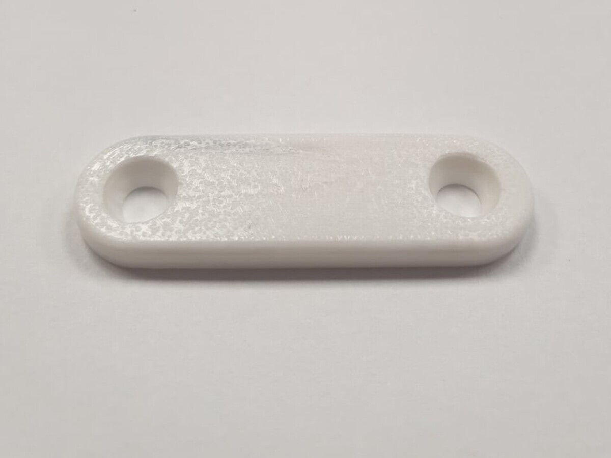 Talpa mobilier cu surub, Alb