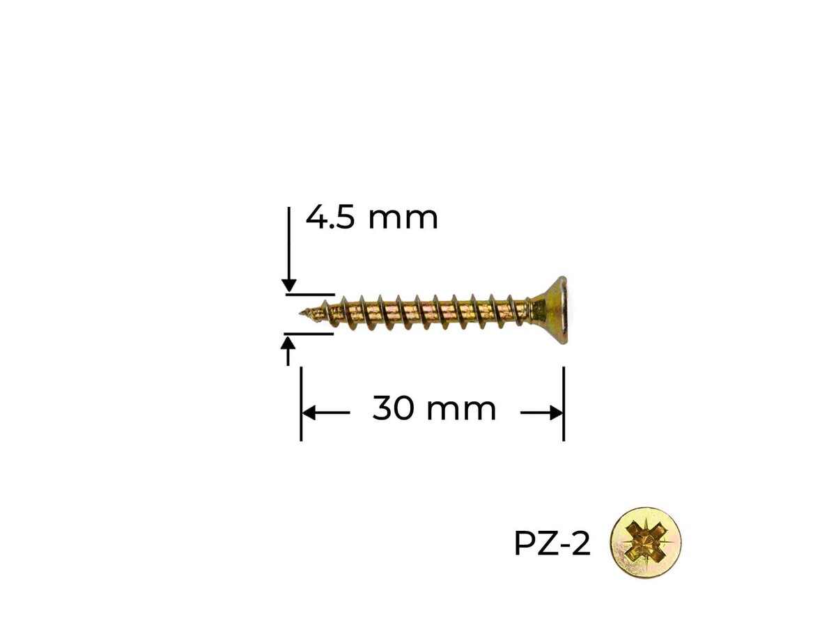 Surub Reisser 4.5 x 30 mm / 100 buc.