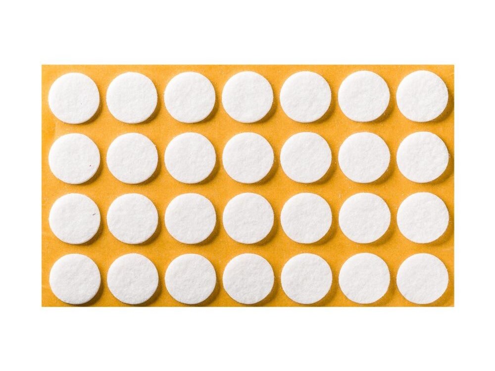 Pasla, Rotund cu adeziv, ø20 mm, Alb, KW6203