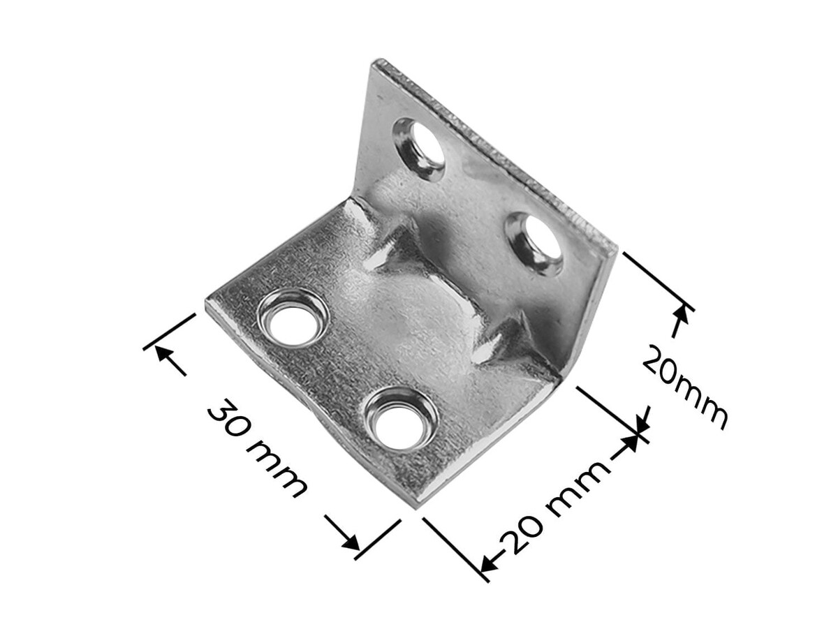 Coltar perforat 20×20 mm