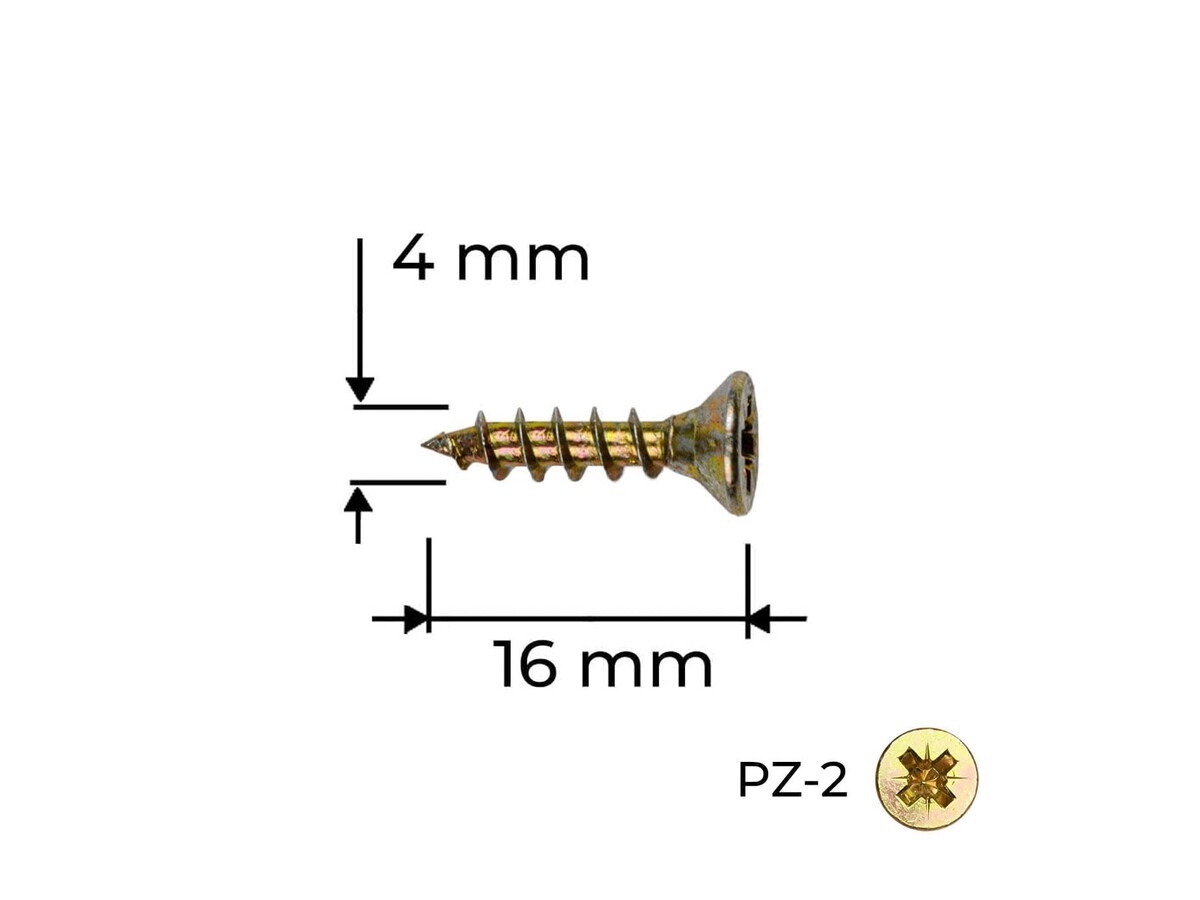 Surub Reisser 4.0 x 16 mm / 100 buc.