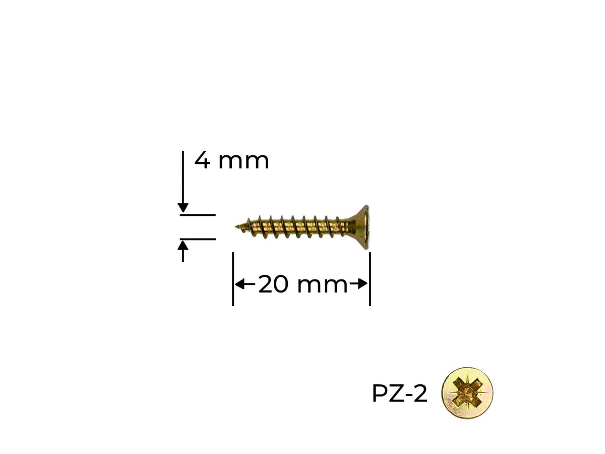 Surub Reisser 4.0 x 20 mm / 100 buc.