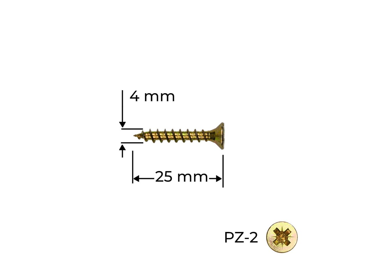 Surub Reisser 4.0 x 25 mm / 100 buc.