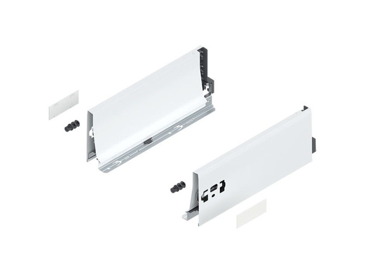 378K3502SA Laterala TANDEMBOX, Inaltime K (115 mm), NL=350 mm, Alb, dreapta+stanga, pentru TANDEMBOX antaro