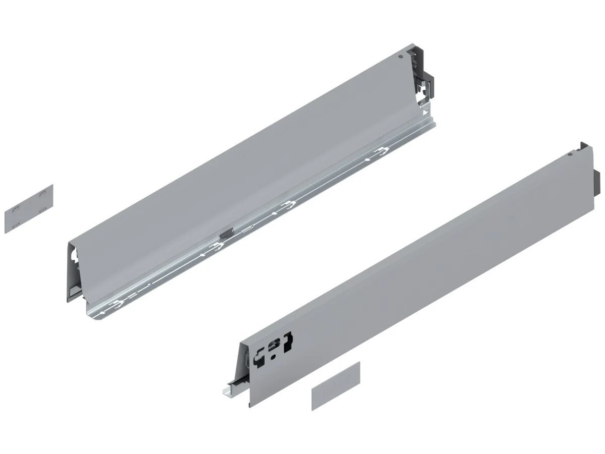 378M6502SA Laterala TANDEMBOX, Inaltime M (83 mm), NL=650 mm, Gri, dreapta+stanga, pentru TANDEMBOX intivo/antaro