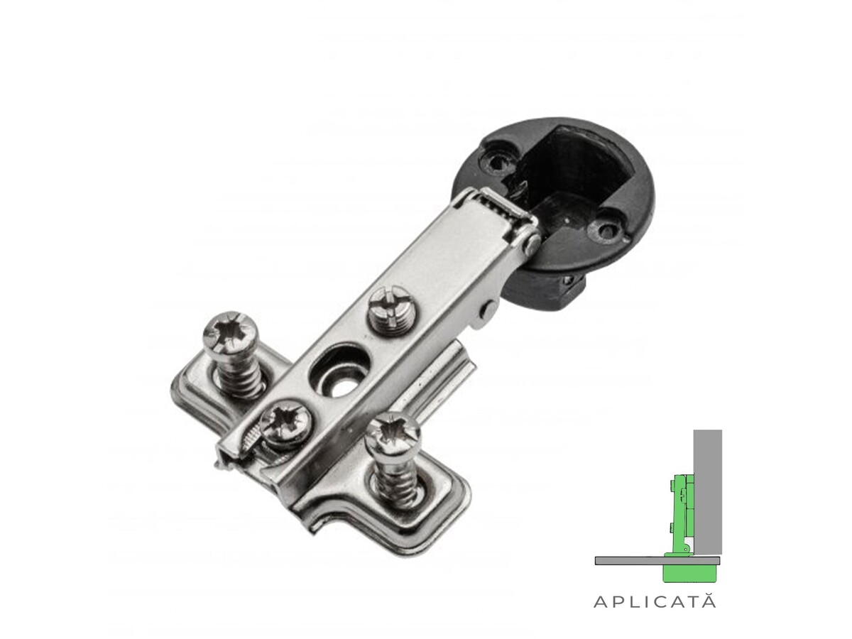 Balama sticla aplicata cu capac rotund, Aluminiu, ZP-CIG-19OZE