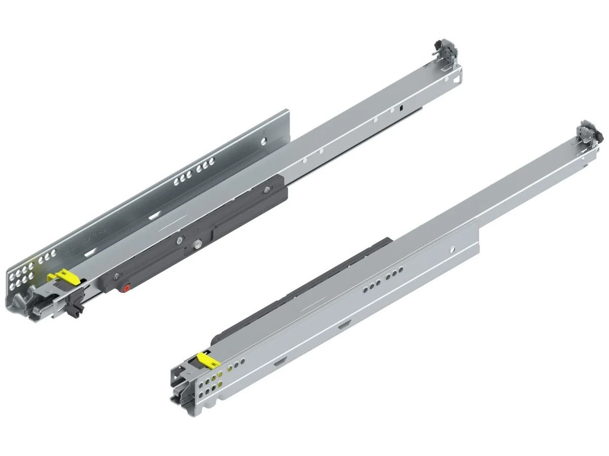 760H2700T MOVENTO cu TIP-ON, Extragere totala pentru Sertar din lemn, 40 kg, NL=270 mm, pt cuplaj, stanga/dreapta