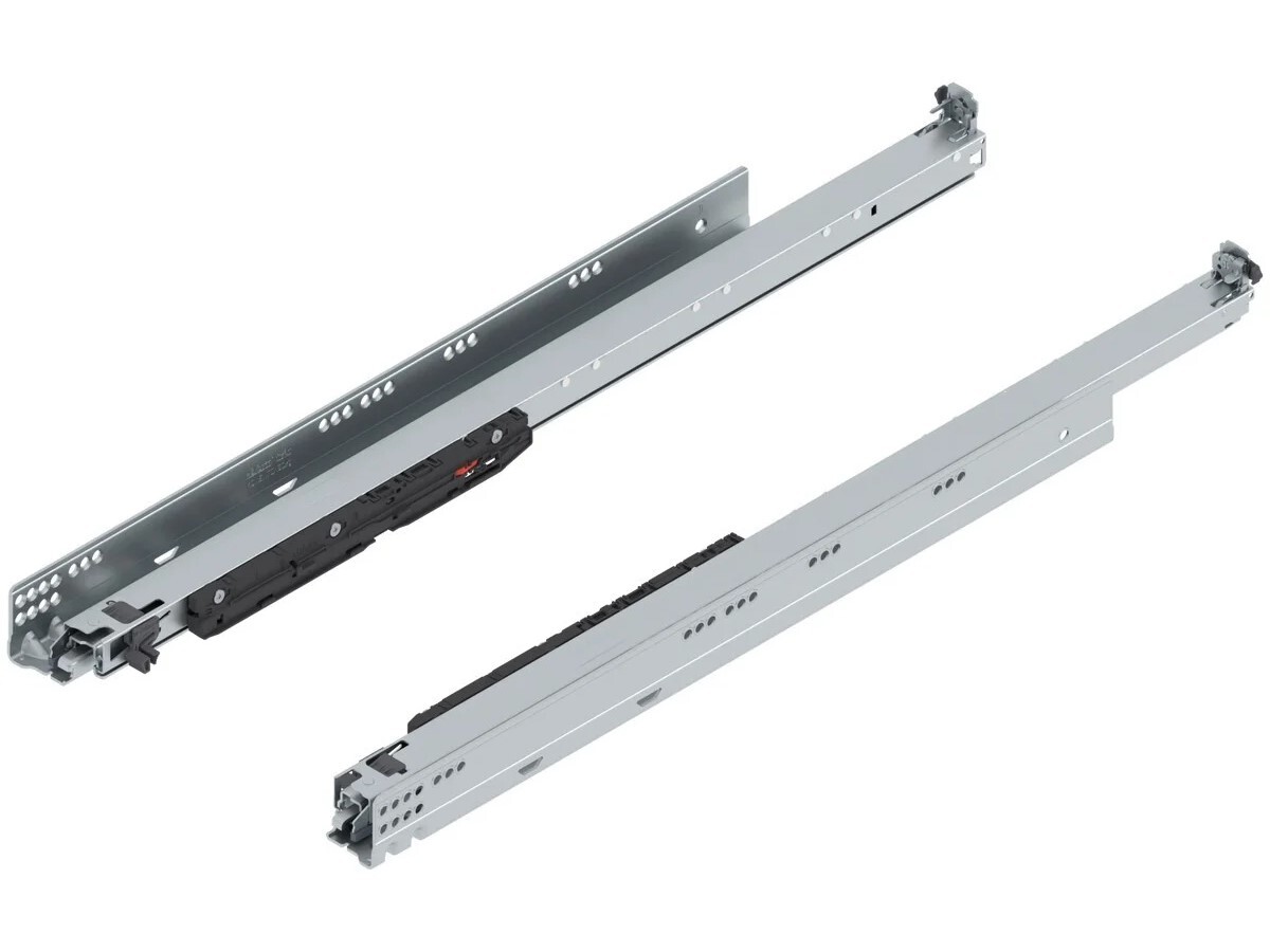 766H4500S MOVENTO cu BLUMOTION S, Extragere totala pentru Sertar din lemn, 60 kg, NL=450 mm, pt cuplaj, stanga/dreapta