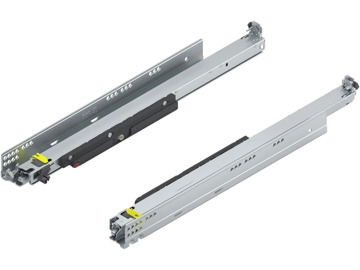 766H5500T MOVENTO cu TIP-ON, Extragere totala pentru Sertar din lemn, 60 kg, NL=550 mm, pt cuplaj, stanga/dreapta