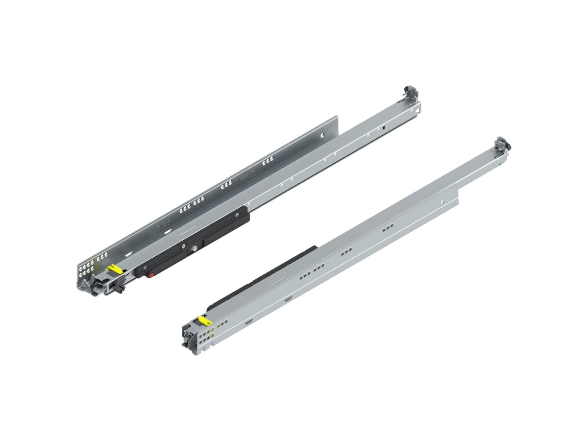 766H7000T MOVENTO cu TIP-ON, Extragere totala pentru Sertar din lemn, 60 kg, NL=700 mm, pt cuplaj, stanga/dreapta
