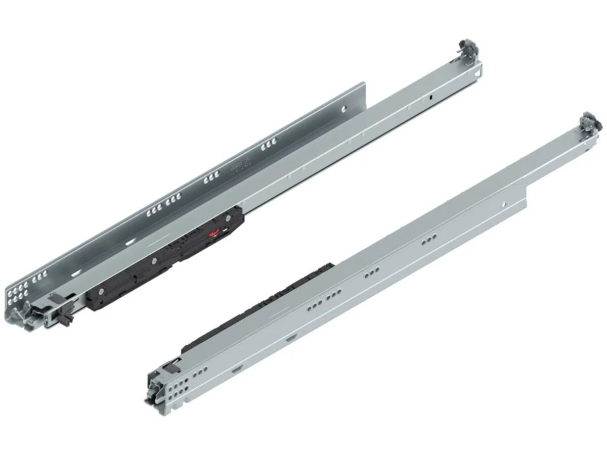 766H7500S MOVENTO cu BLUMOTION S, Extragere totala pentru Sertar din lemn, 60 kg, NL=750 mm, pt cuplaj, stanga/dreapta