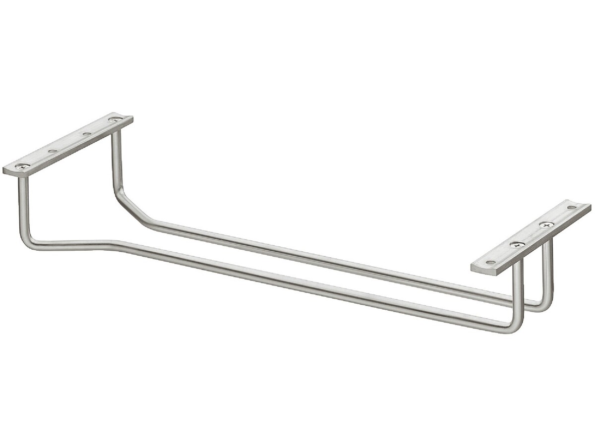 812.09.632 Suport pahare, simplu, 400 mm, Mat periat