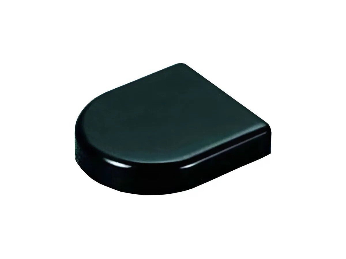 84.4120 Capac de acoperire oala pt balama de usa din sticla , semioval, Negru