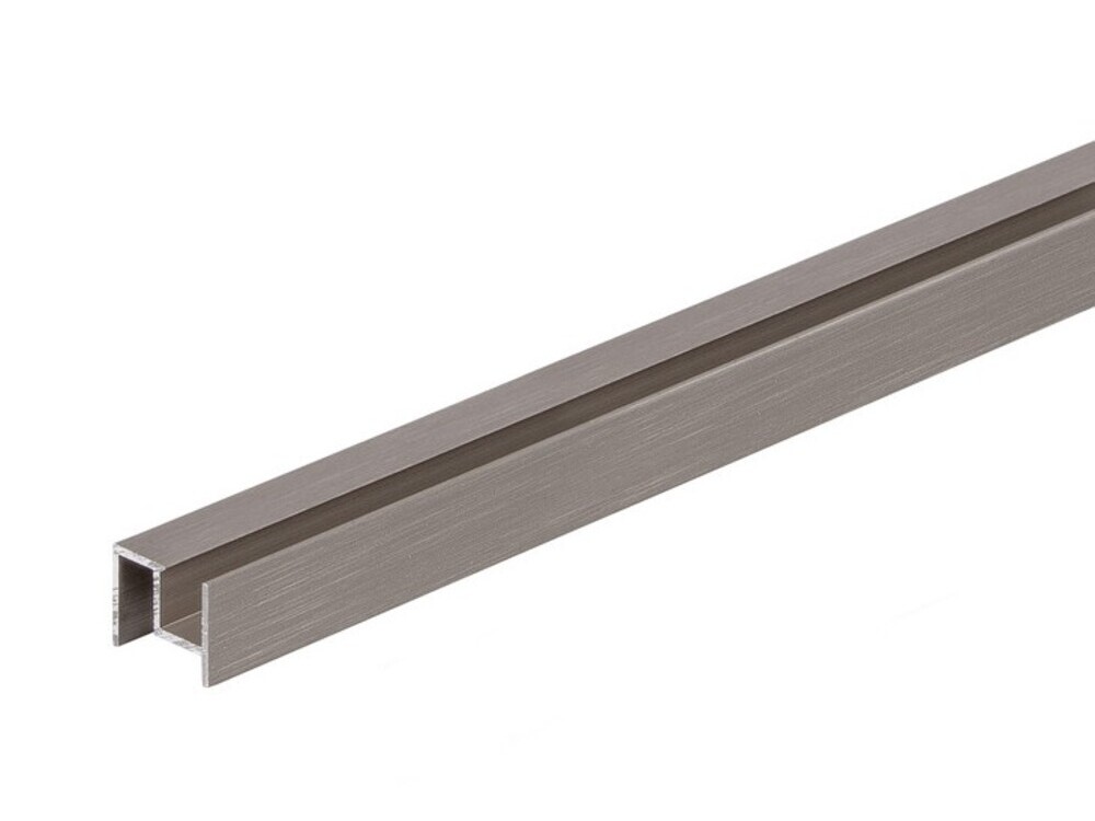 944.07.563 ADoor U-18 profil reductie, Inox, 3000mm