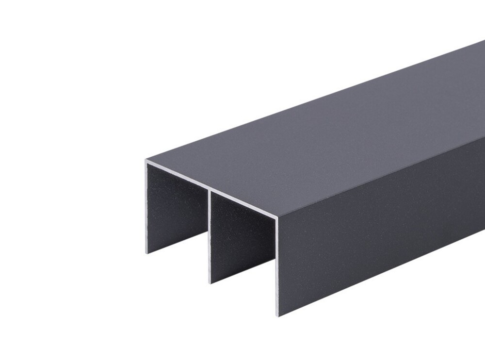 944.07.611 ADoor sina superioara dubla, Antracit Mat, 3000mm