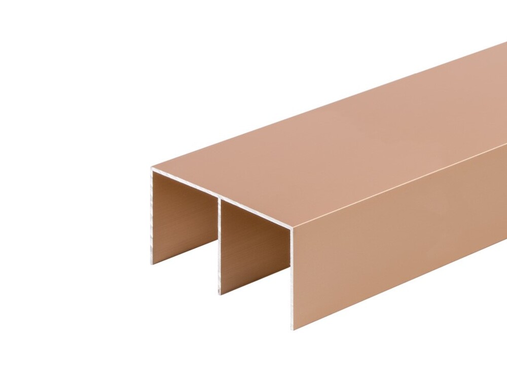 944.07.619 ADoor sina superioara dubla, Auriu mat, 4000mm