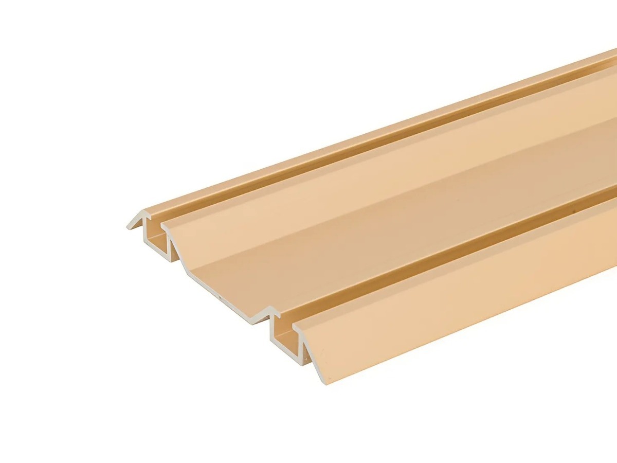 944.07.919 ADoor U-18 sina inferioara dubla, Auriu mat, 4000mm