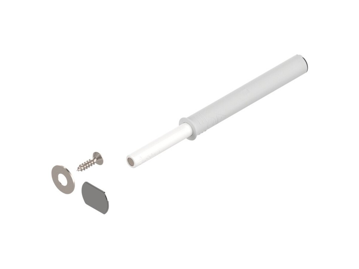 956A1004 TIP-ON pentru usi (set), Versiune lunga, cu magnet, Alb