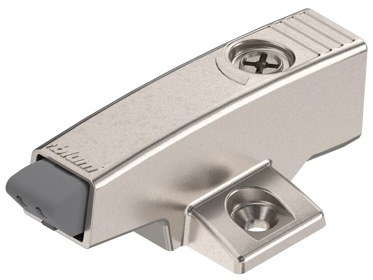 971A0500 BLUMOTION in placuta de adaptare, in cruce (37/32), otel / zinc / plastic, Inaltime constructiva: 25 mm